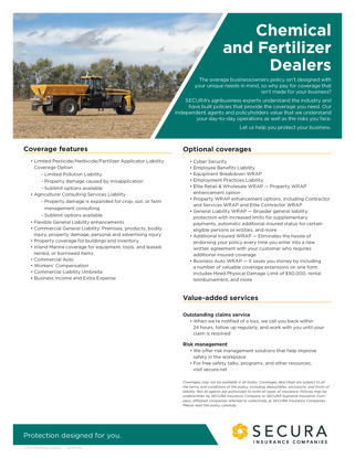 Chemical and Fertilizer Dealers Sell Sheet